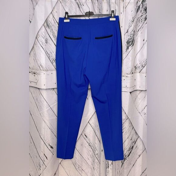 Rag & Bone Wool Blend Trousers Pants Blue/Black 10 - Picture 2 of 9